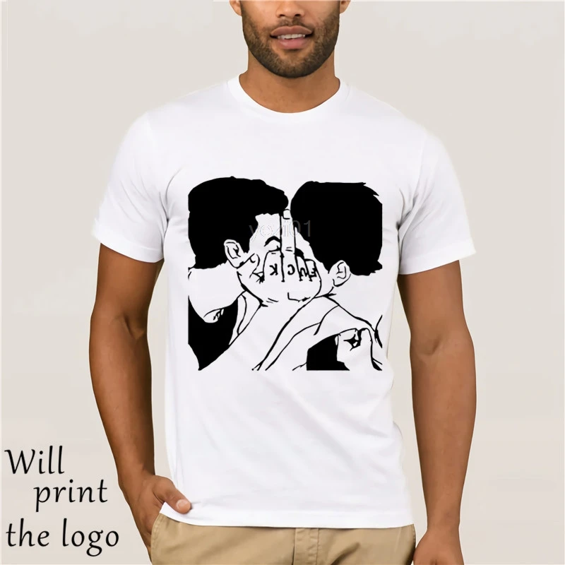 Shameless T-Shirt Men Gay Lover Mickey Milkovich Hip Hop 100% Cotton Tops Women Short Sleeve Cartoon Tees Size 3XL |