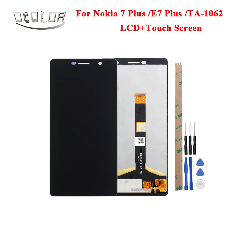 Ocolor для Nokia 7 Plus ЖК-дисплей и инструмент для ремонта сенсорного экрана в сборе Часть для Nokia E7 Plus lcd 7 Plus TA-1062 TA-1046+ Инструменты