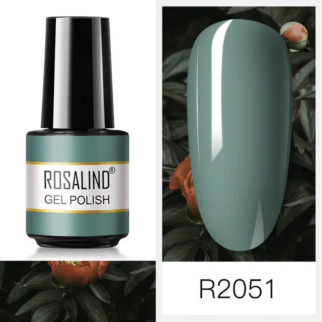 ROSALIND Nail Art 7ML Gel Polish 80 Color For Manicure Design UV Nail Polish Gel Lacquer Soak Off Semi Permanent Gel Nail Polish RAR2051