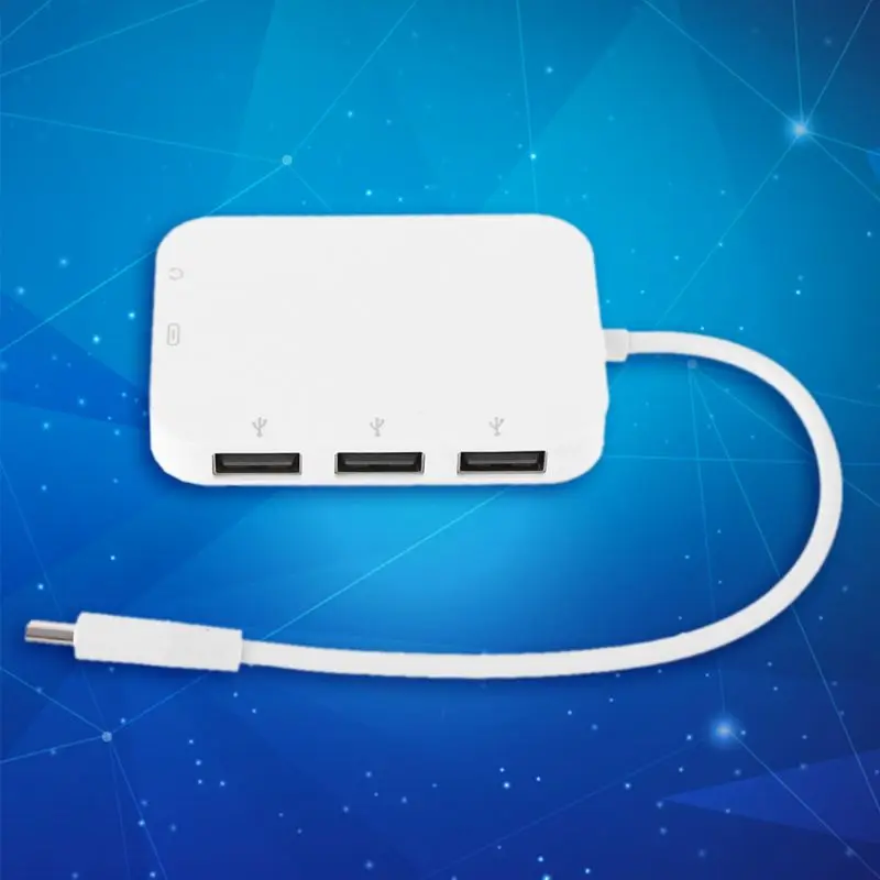 Type C до 3x USB 2,0 концентратор адаптер USB C PD зарядка 3,5 мм аудио разъем для ноутбука 667C