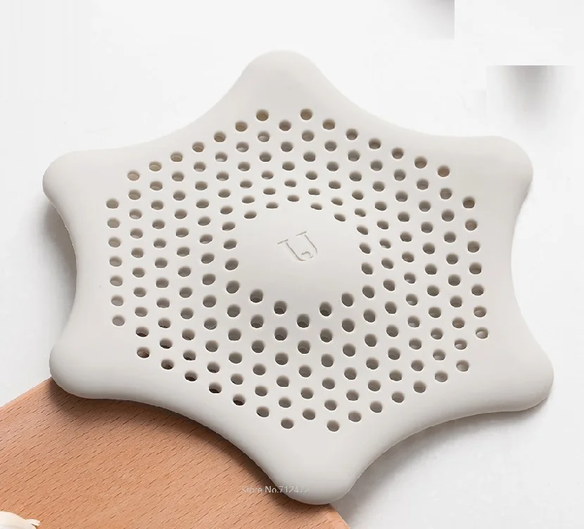 

New Silicone filter Bathroom kitchen Silicone hair filter sink strainer Prevent sewer clogging