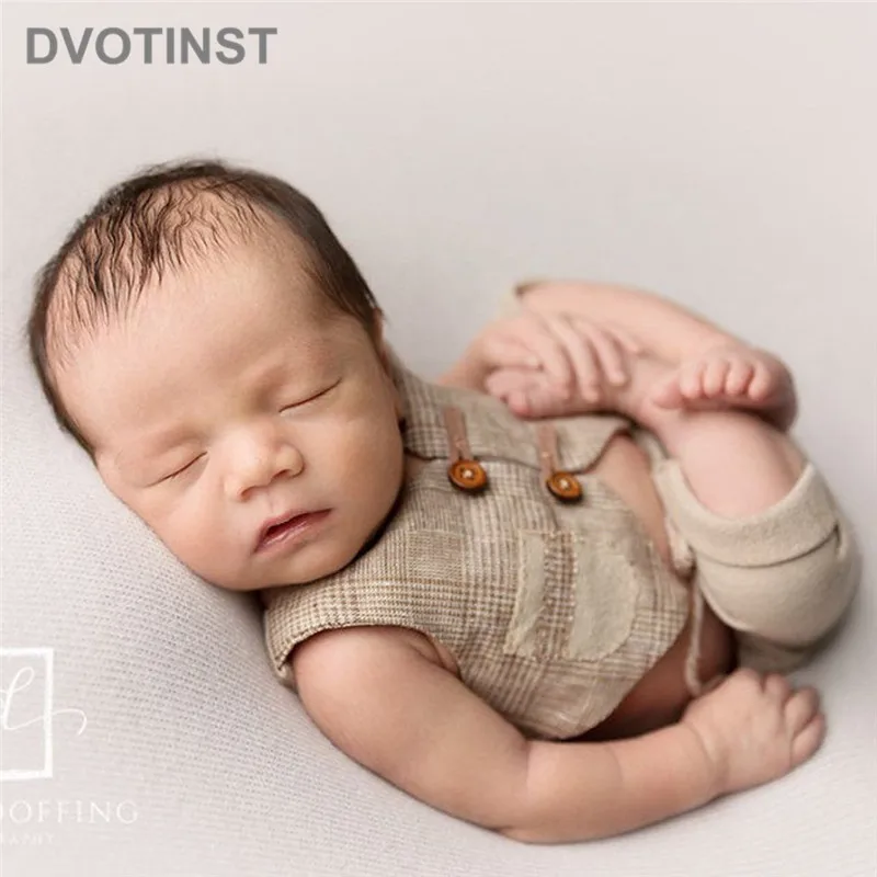 Dvotinst Baby Photography Props Newborn Gentleman Hat+Bow Tie+ Vest 3pcs Fotografia Accessories Studio Shoot Photo Shower Gifts newborn photography props clothes infant baby boy girl romper photo shoot gentleman outfit fotoshooting costume baby shower gift