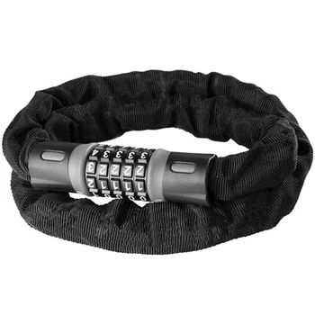 

150cm Bicycle Lock Chain Lock Anti-Theft Password Lock 5 Numbers Chain Lock