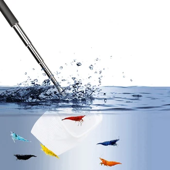 

Retractable Ishing Nets Child Toys Fishing Nets Stainless Telescoping Shrimp Goldfish Tank Net Pole Casting Network Trap