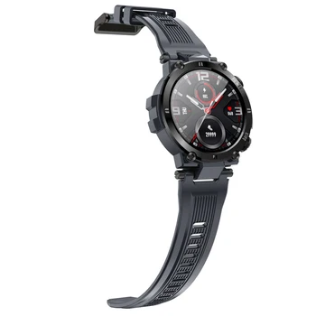 

2020 Men Full Touch Screen Smart Watch IP68 Waterproof support HR/BP Fitness Tracker D13 smartwatch for IOS Android