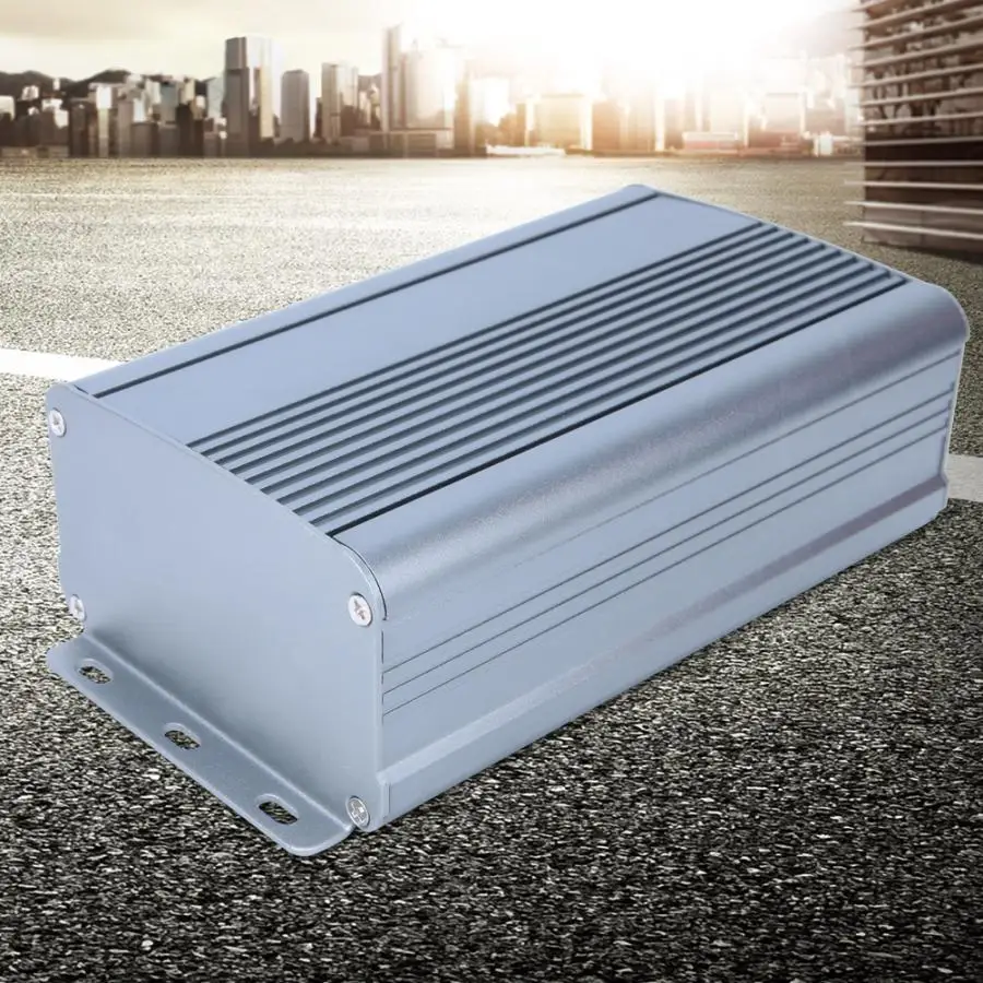 

Power Supply Aluminum Box Aluminum Cooling Case Enclosure Electronic DIY Instrument Project Box Case 55 x 95 x 150mm