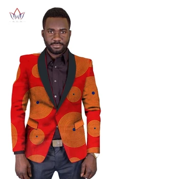 

African Men Blazer One Button Can Customize Size q50
