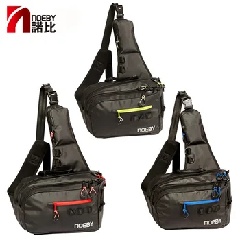 

Noeby fishing tackle chest bags package sling fishing pack waterproof large capacity ykk zipper for reel soft lure hunt house