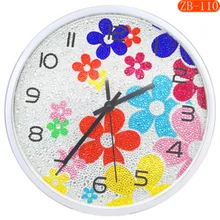 Стиль 5D алмазная живопись часы DIY Алмазная мозаика вышивка крестиком блестящие круглые бусины украшение стены ZB110
