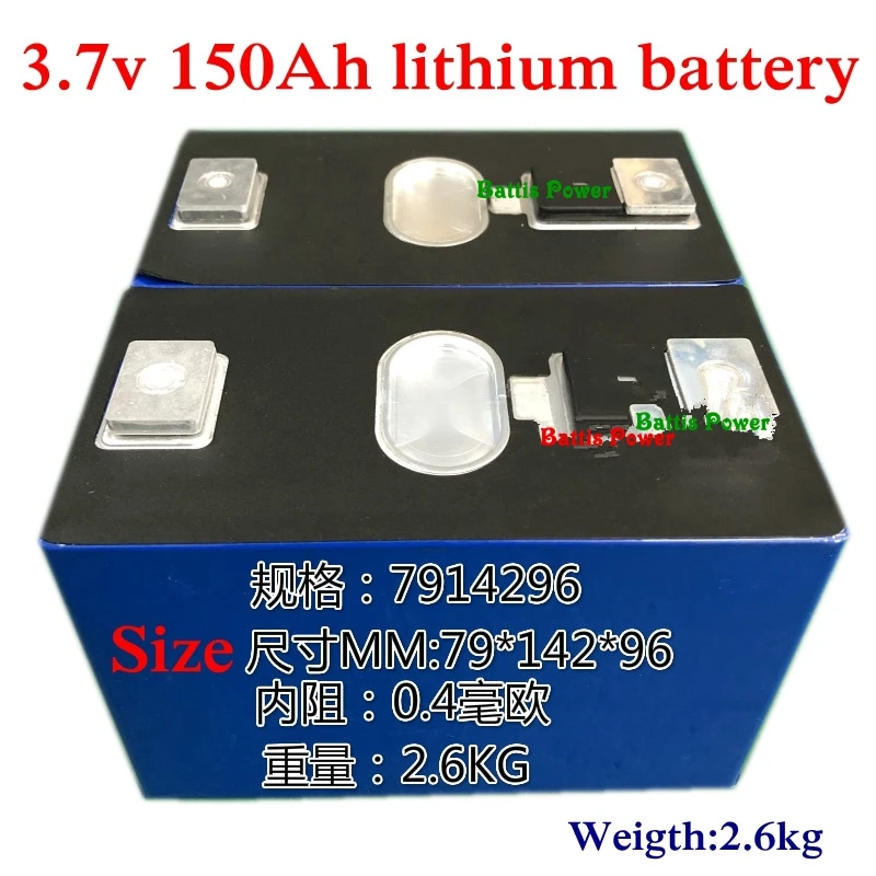 3,7 v литий-полимерный аккумулятор 3,7 v 150Ah 3-5C скорость литий ионный аккумулятор 110Ah 100Ah набор «сделай сам» для 12v 24v экскурсионный автобус солнечной энергии