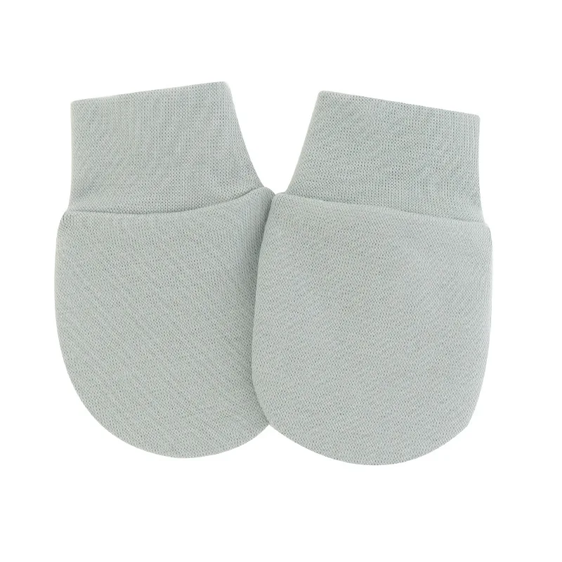 Baby Accessories luxury	 Multicolor Anti Scratching baby Gloves for Newborn Protection Face Scratch Pure cotton solid color newborn Mittens accessories cheap baby accessories	 Baby Accessories