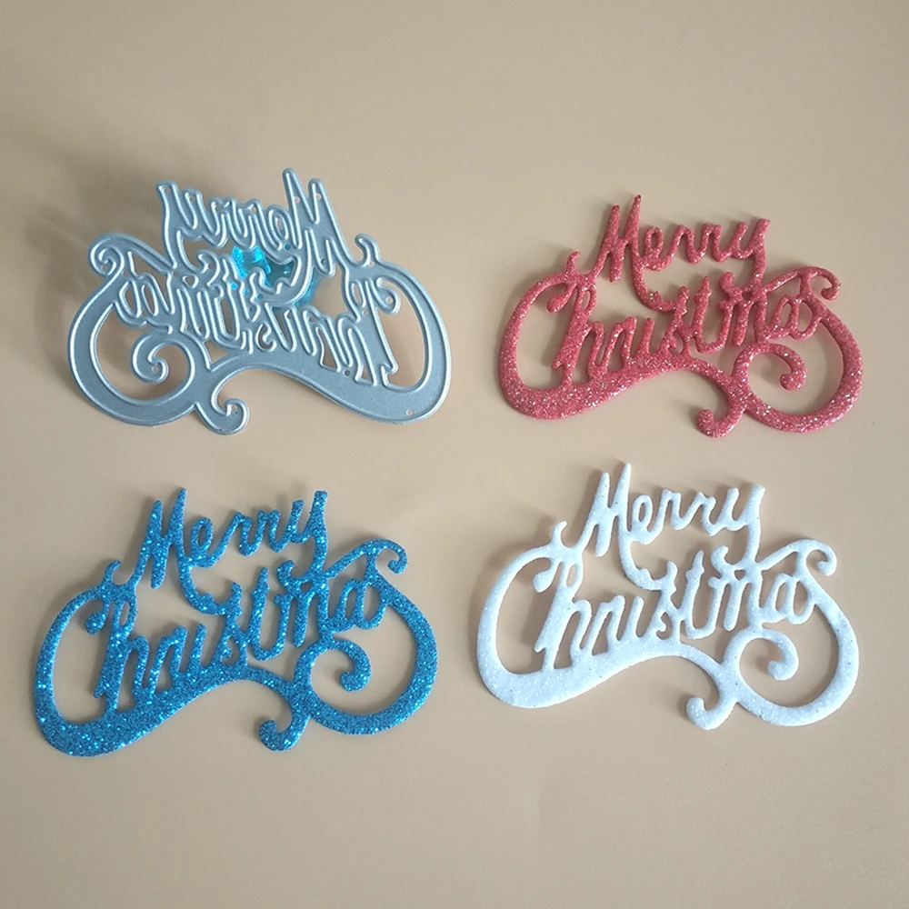 

New English greetings Merry Christmas metal cutting knife dies, scrapbook, embossed photo album, card making DIY crafts