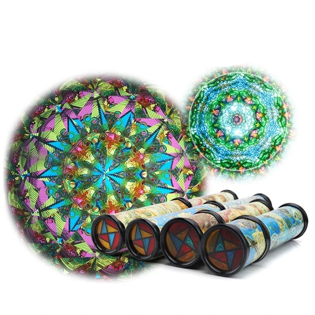21cm Rotation Cute Classic Colorful Kaleidoscope Kids Fancy early Childhood Toys For Baby Children Gift 4