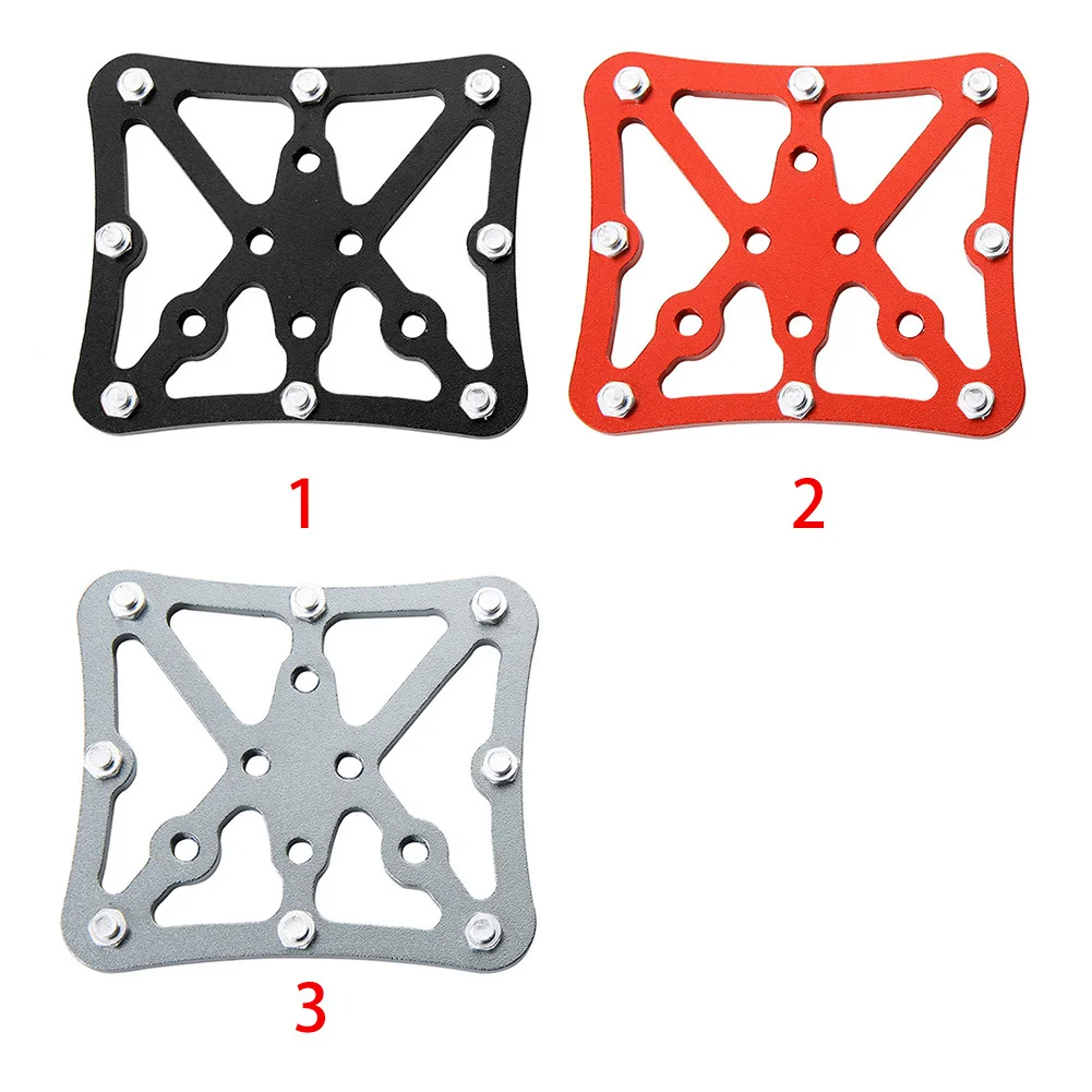 1 Pair Clipless Adapter Pedals Easily Clip-in For Shimano And Looke Lightweight Aluminium Alloy Mountain Bike