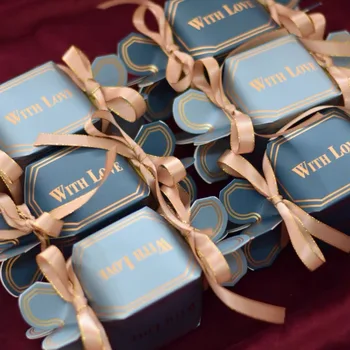 

Bronzing Candy Box Small Cardboard Box Wedding Card Box Decoration Paper Gift Box Packaging Event & Party Supplies