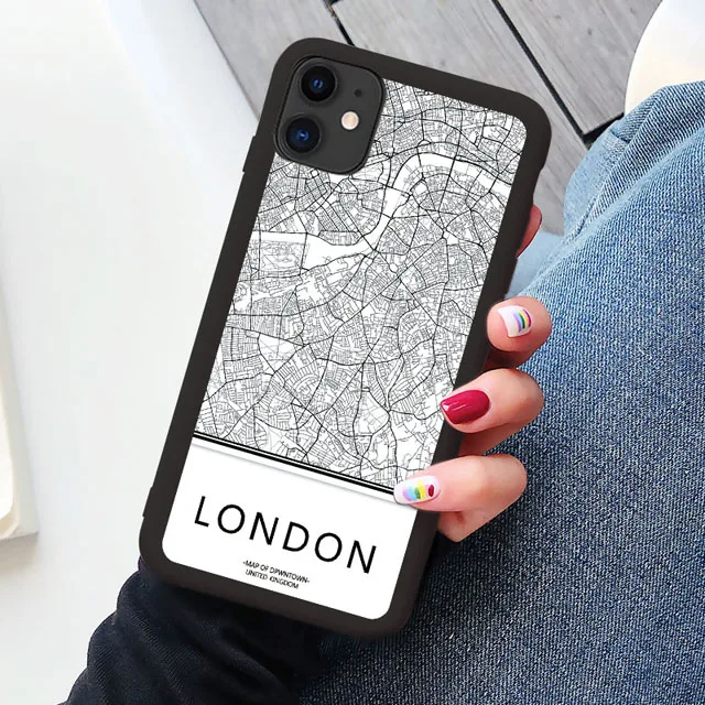 Coque iPhone Carte Ville