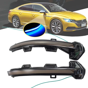 

For Volkswagen VW Passat B8 2015-2020 For Arteon 2016-2017 LED Dynamic Turn Signal Light Flowing Water Blinker Flashing Light