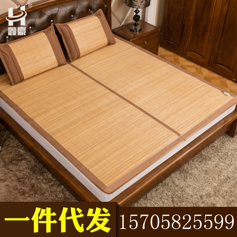 

2016 Xinhao Summer Sleeping Mat Manufacturers Wholesale Carbonated Double-Sided Folding Bamboo Mat 1.5m 1.8 M 0.9 M Students Mat
