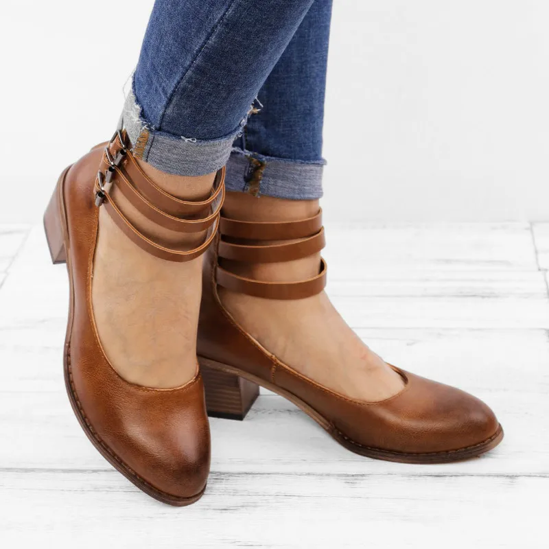 Обувь в стиле ретро женские туфли лодочки Свадебные вечерние с ремешком на