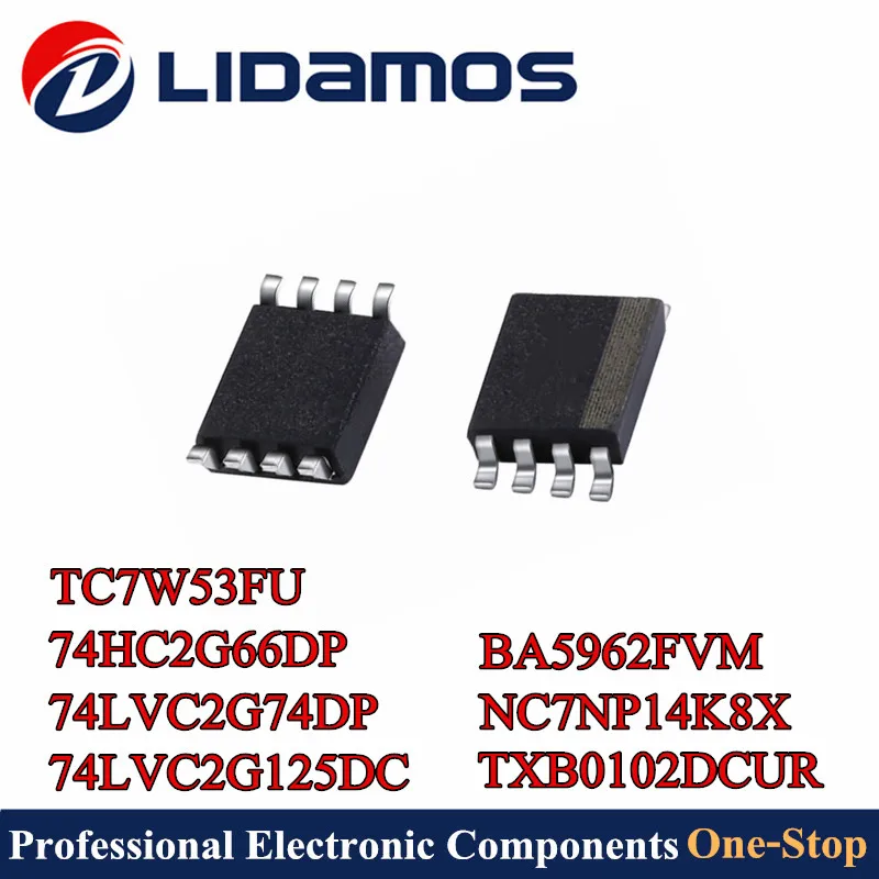 10 шт. TC7W53FU 7W53 TXB0102DCUR NFDR NC7NP14K8X NP14 74LVC2G125DC V25 74LVC2G74DP V74 74HC2G66DP H66 BA5962FVM A5962 VSSOP8