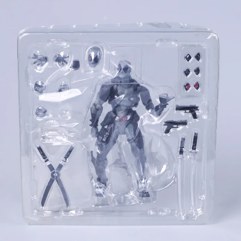 

Wansheng Anime shan kou shi Series No. 001 Deadpool Mobile Face Transplant Garage Kit Gray