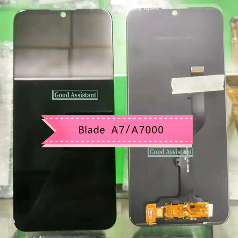 Протестированный черный 6,01 дюйма для zte Blade A7 A7000 Полный ЖК-дисплей с сенсорным экраном дигитайзер сборка Замена