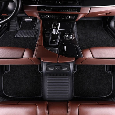 MSUEFKD автомобильные коврики для Cadillac все модели ATS CT6 CTS SRX ATSL SLS XTS автомобильные аксессуары автомобильный коврик чехлы - Название цвета: Black3