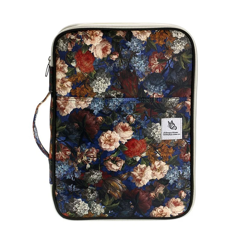 Type 2 Multi-Function A4 File Bag Waterproof Travel Office Zipper Storage Bag Suitable for Notebook, Pen, File Storage - Цвет: Type 2