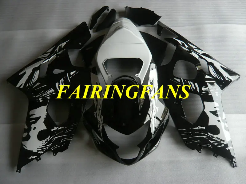 Комплект обтекателей для мотоцикла GSXR600 750 K4 04 05 GSXR 600 GSXR750 2004 2005 ABS белый черный