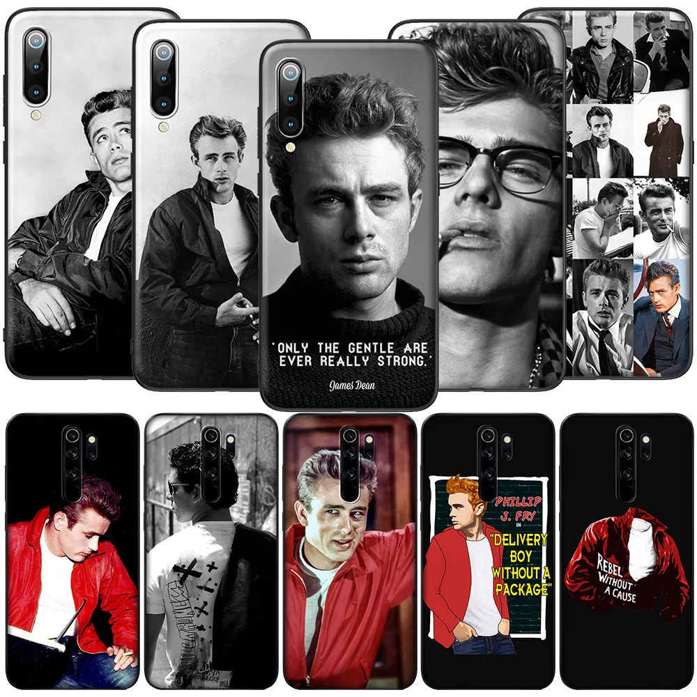 GX102 James Dean Soft Silicone Case for Redmi Note 4X 5 5A Prime 6 6A 7 7A 8 8A 8T 9 9A 9C 9S Pro Lite | Мобильные телефоны и