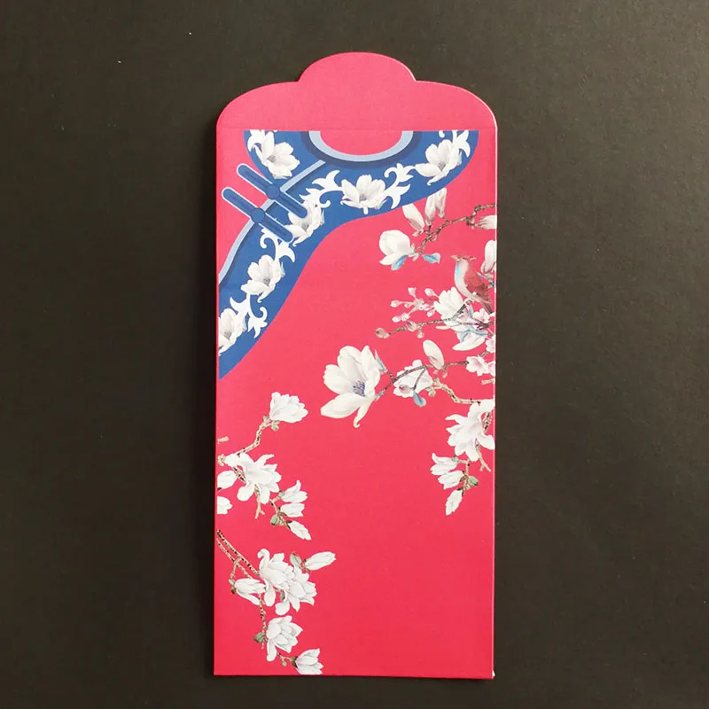 qipao01 8 шт./компл. Qi Pao деньги Конверты(Hong Bao) красный конверт для размещения деньги как подарочные конверты 3,5* 6.8In Lucky Money конверты - Цвет: qipao01