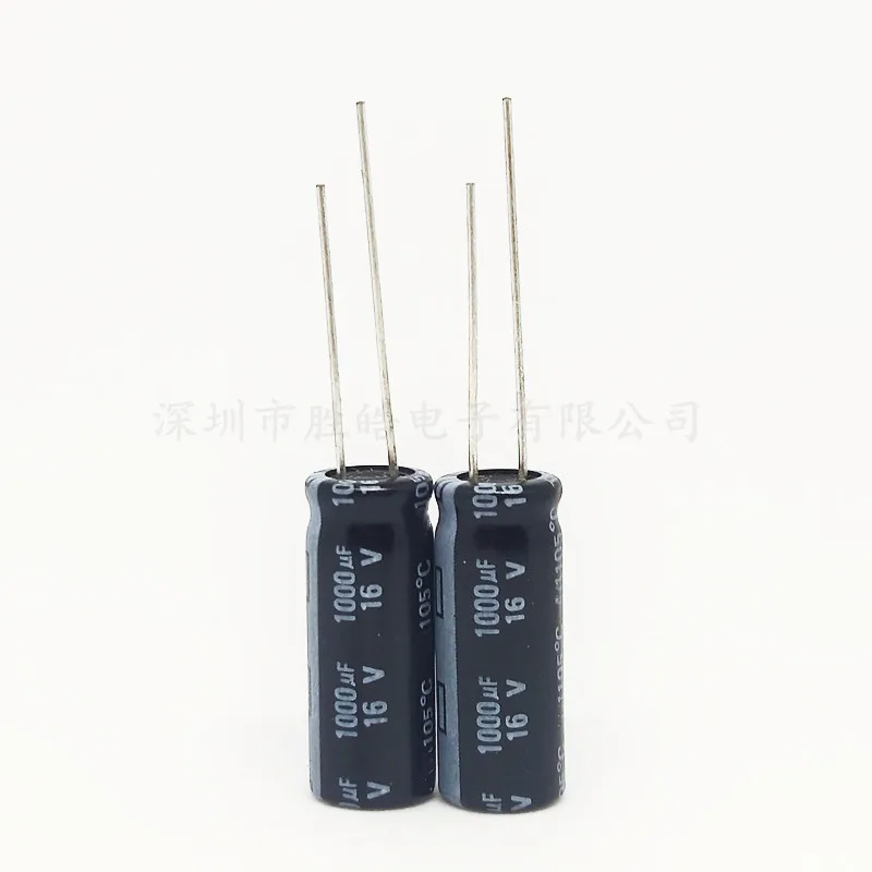 10PCS 16V1000UF High-quality 10*13mm 1000UF 16V 10mm*13mm Aluminum Electrolytic Capacitor Size：10x13 or 10x17（MM） 1 100pcs 470uf 35v 10x17 10 17 inline aluminum electrolytic capacitor brand new and of good quality in stock