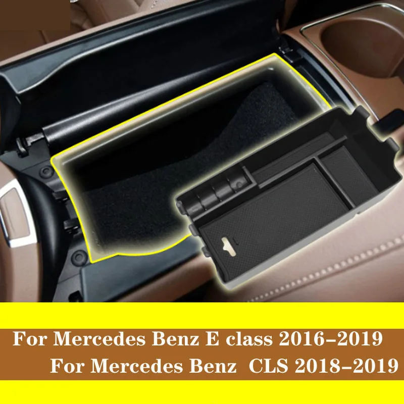 

Подлокотник для салона автомобиля, контейнер для перчаток для Mercedes Benz E Class W213 E200 300 2016-2019 для Benz A/B class CLA GLA CLS