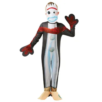 

Children's clothing cosplay costume mask full set of children's wooden conjoined suit Halloween carnival children's day gifts