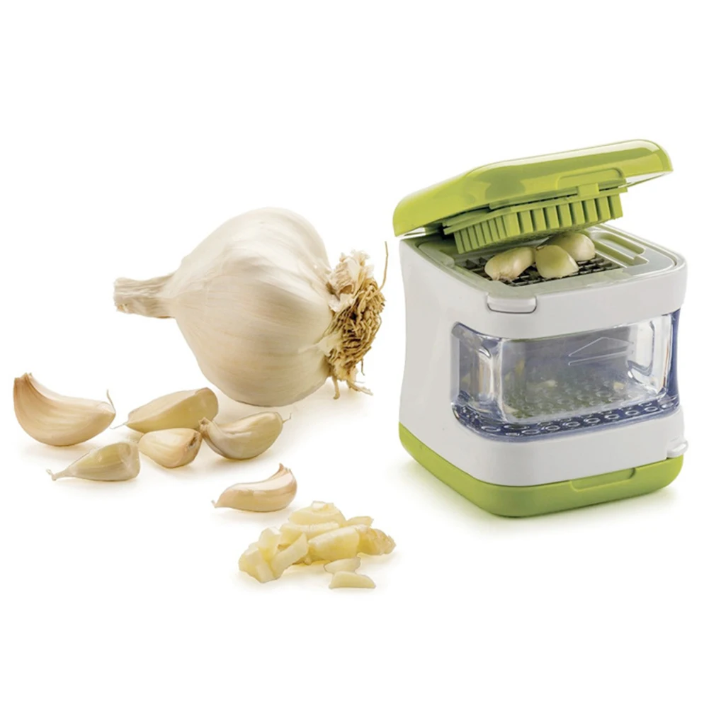 Kitchen Portable Food Squeezer Garlic Grinding Tool Vegetable Slicer Cooking Kitchenware Garlic Crusher Garlic Press Mini Grater