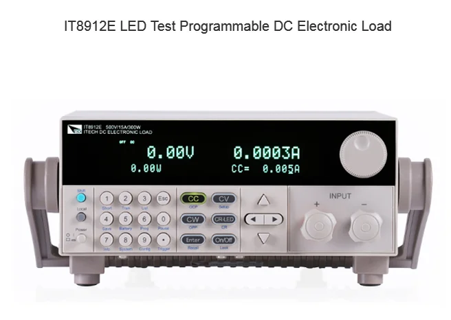 IT8912E светодиодный тестовый программируемый DC электронная нагрузка 500V 15A 300W