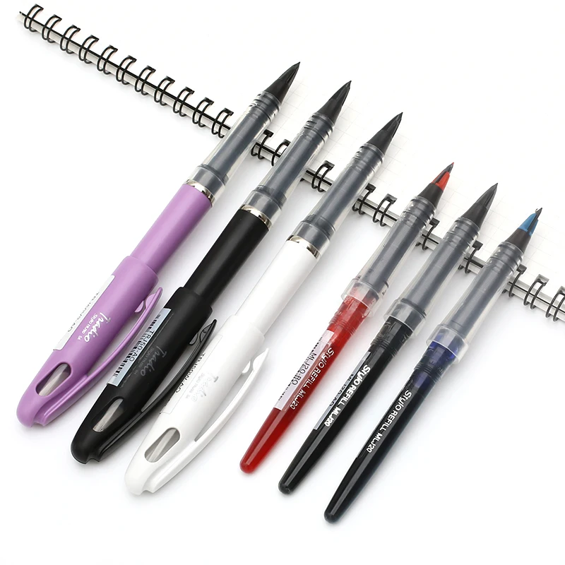 6 шт. гелевая ручка Pentel TRJ50 волоконная высокого класса бизнес прямая жидкая для