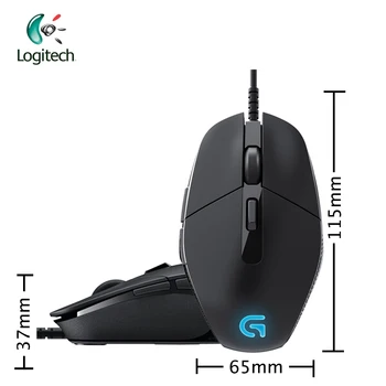 

Logitech G302 Wired Gaming Mouse with Breathe Light 4000dpi USB Interface Support Office Test for PC Game Windows10/8/7 gamer