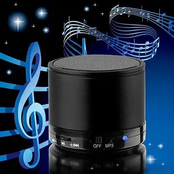 

Portable Wireless Speaker Mini Bluetooth Speaker for iPhone MP4 MP3 Tablet PC