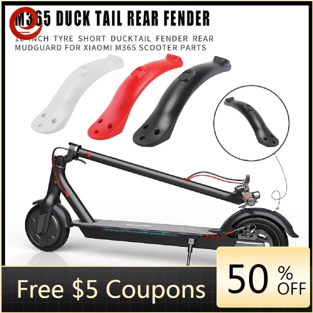 Upgraded Splash Fender Short Ducktail For Xiaomi M365/M187/Pro Scooter Rear Mudguard Back Wing M365 Accessory | Спорт и развлечения