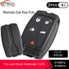 KEYECU Smart Remote Key Fob 5 Buttons 315MHz/433MHz with ID46 Chip for Land Rover freelander 2 LR2 FCC ID: NT8TX9 with small key ► Photo 1/5