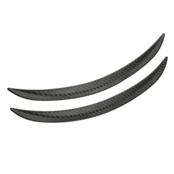 

Personality 2pcs Carbon Fiber Style Fender Flare Wheel Lip Body Kit new For Car Truck #1 Car Mudguard Mud Guard