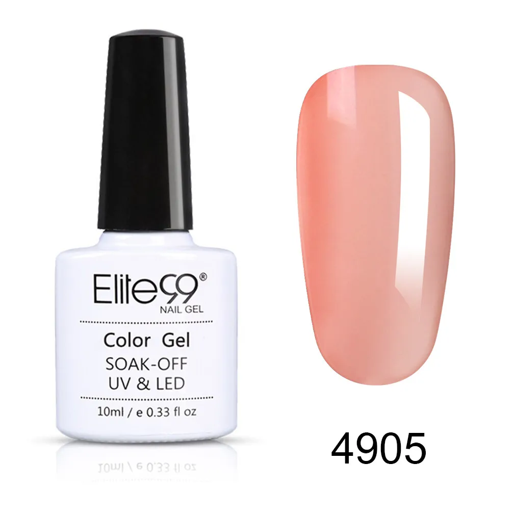 Elite99 10 мл Macaron цветной УФ-гель полуперманентный лак для ногтей лак для маникюра дизайн замачиваемый гель лак для ногтей - Цвет: 4905