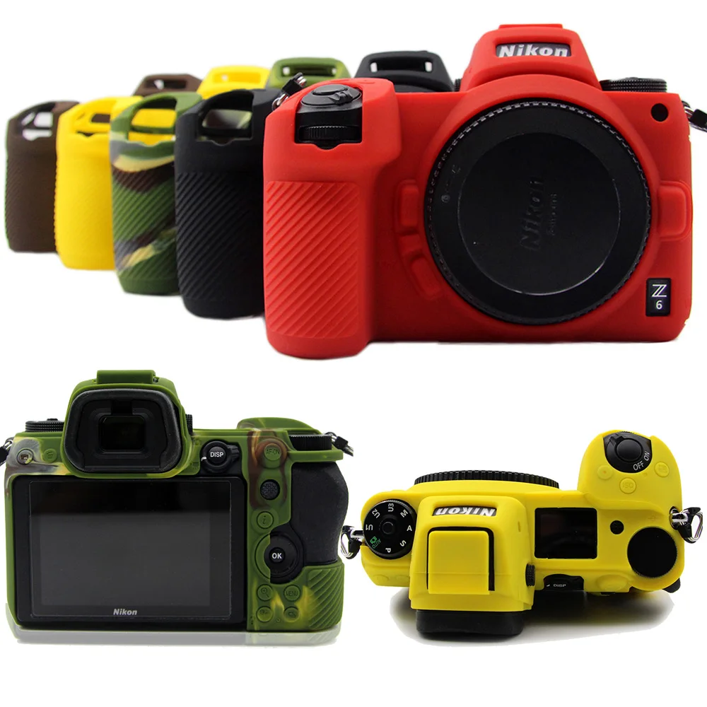 Премиум силиконовый чехол для DSLR камеры для Canon EOS RP FUJIFILM X-T30 Fuji XT30 Nikon Z6 Z7 кожа брони протектор видео сумка