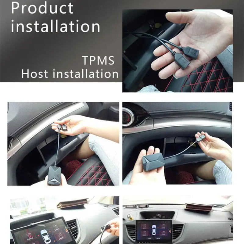 USB Android TPMS монитор давления в шинах/Android навигационная система контроля давления в шинах/Беспроводная передача с 4