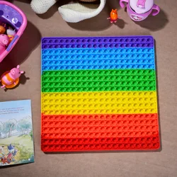 Bulle à pousser Super grande taille 40cm, jouet Anti Stress pour autisme, Anti stress, amusant pour enfant et adulte, nouveauté 2021 