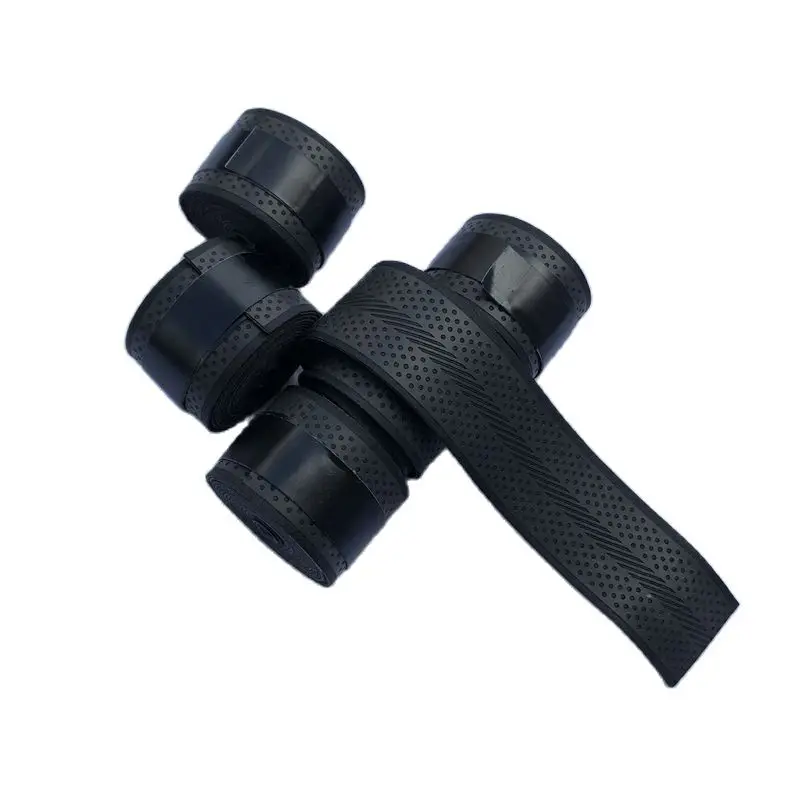 10 pcs Black color pressure point tennis Grip,Anti-Slip badminton Overgrips,tennis racket overgrips