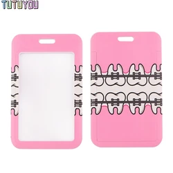 PC3190 Tooth Bank Credit Card Holder Wallet Bus ID Name Work Card Holder For Doctor Dentist Card Cover Business Card