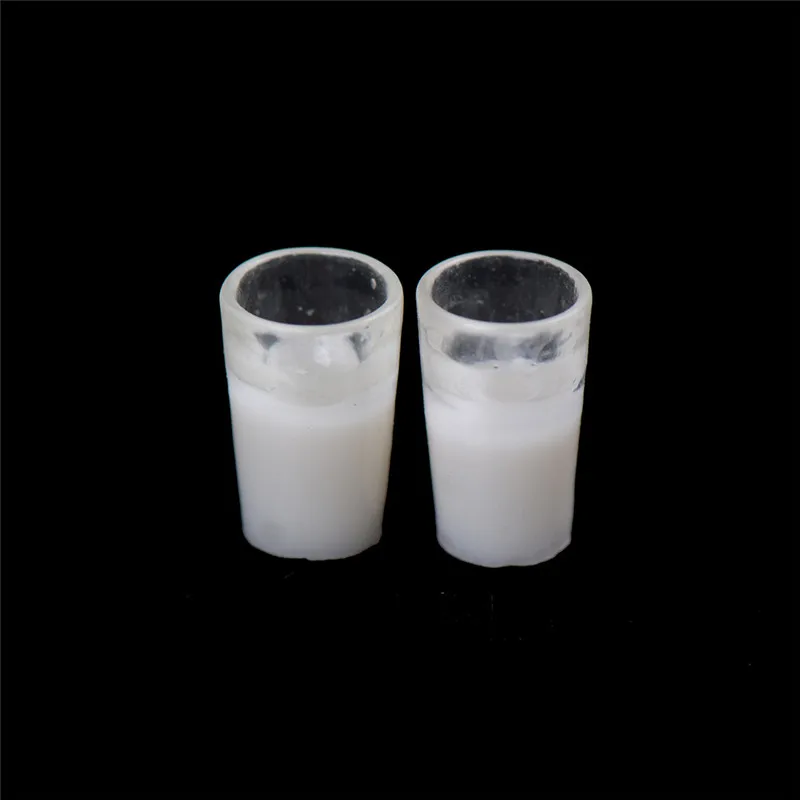 1-5pcs Mini Cute Milkshake Ice Cream Lemon Milk Fruit Tea Water Cup Strawberry Miniatures Dollhouse Accessories Cups Kitchen Toy