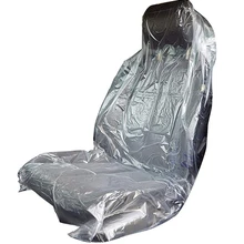 E-FOUR чехлы для сидений 100 шт одноразовые прозрачные пластиковые чехлы для сидений автомобиля протектор механик камердинер Сохраняет ваше сиденье чистым для обслуживания автомобиля